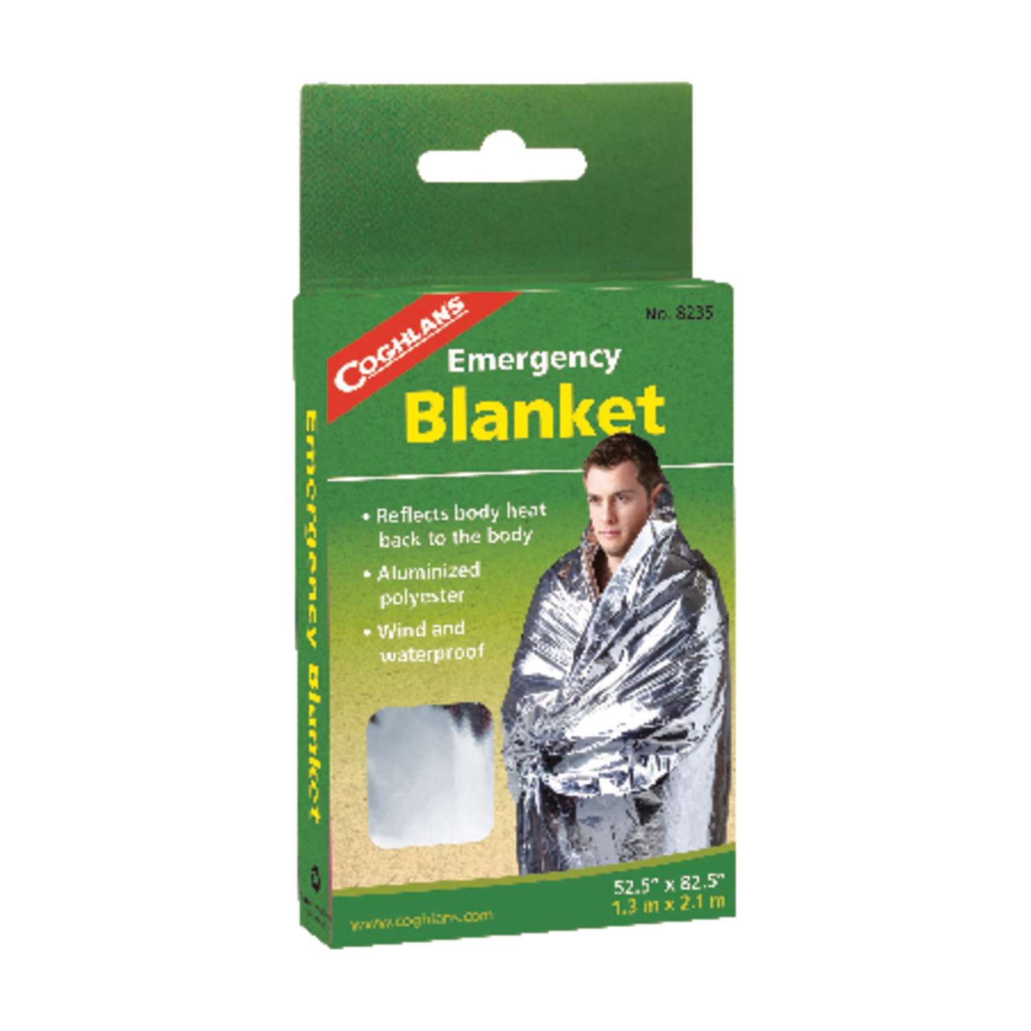 Coghlan's Silver Survival Blanket 6.000 in. H X 52-1/2 in. W X 82-1/2 in. L  1 pk - Ace Hardware