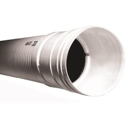 Advanced Drainage Systems 4 in. D X 10 ft. L Polyethylene Drain Pipe