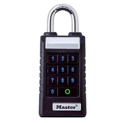 Master Lock 5.43 in. H X 1.71 in. W X 2.43 L Metal Single Locking Bluetooth Bluetooth Padlock