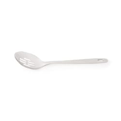 Fox Run Silver Stainless Steel Pierced Serving Spoon