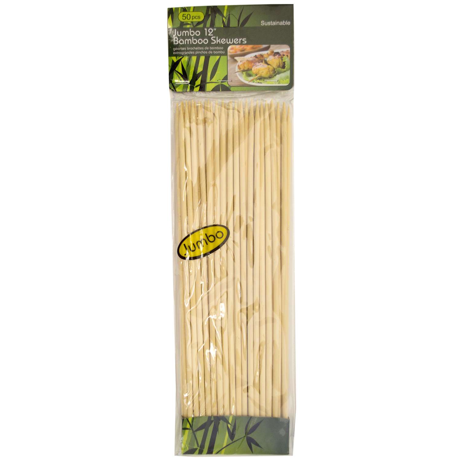 Jacent Natural Bamboo Jumbo Skewers Ace Hardware