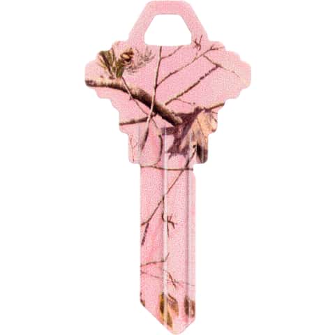 Hillman RealTree Pink House/Office Universal Key Blank Single Hillman RealTree Pink House/Office Universal Key Blank Single