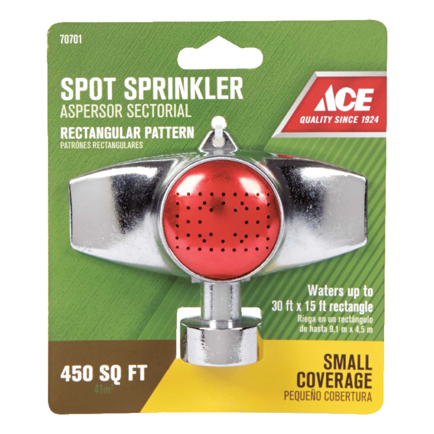 Ace Zinc Sled Base Spot Sprinkler 450 sq. ft. Ace Hardware