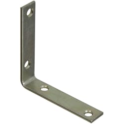 National Hardware 3-1/2 in. H X 3/4 in. W X 0.08 in. D Zinc-Plated Steel Outside Corner Brace