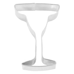 R&M International Corp 4 in. L Margarita Glass Cookie Cutter Silver 1 pc