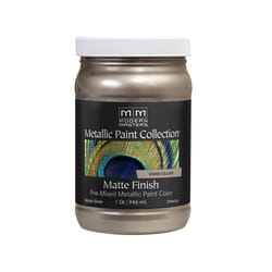 Modern Masters Shimmer Matte Warm Silver Metallic Paint 1 qt