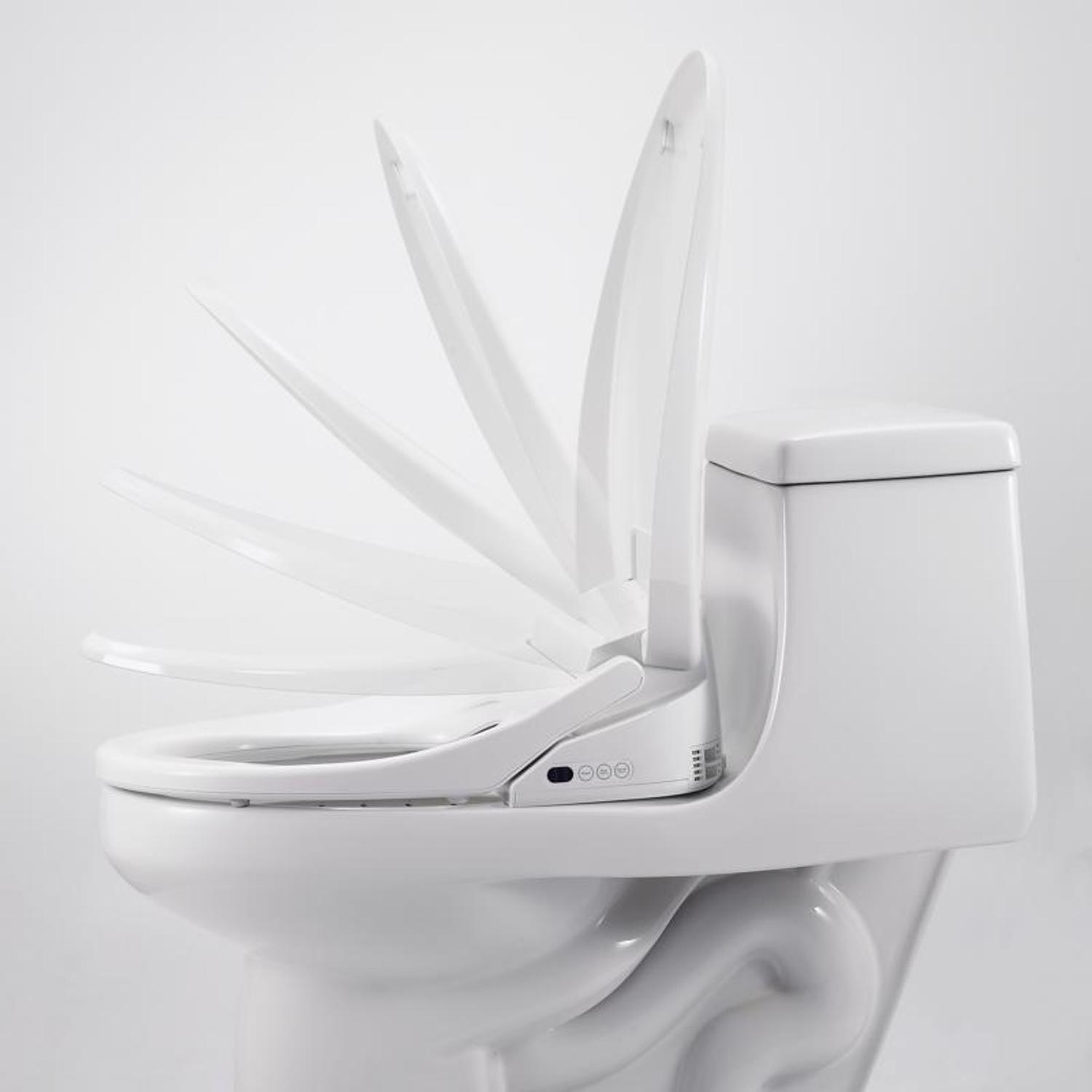 Brondell Swash N/A gal White Elongated Electronic Bidet Toilet Seat