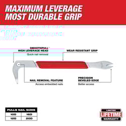 Milwaukee 12 in. Nail Puller 1 pk