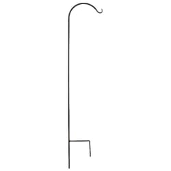 Panacea Black Steel 64 in. H Single Crook Plant Hook 1 pk