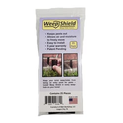 Trim-A-Slab Plastic Brick Weep Shield