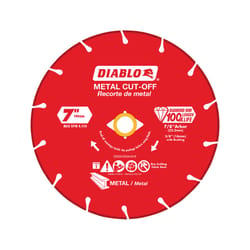 Diablo 7 in. D X 7/8 in. Diamond Metal Cut-Off Wheel