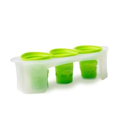 Tovolo Green/White Plastic/Silicone Tiki Ice Molds