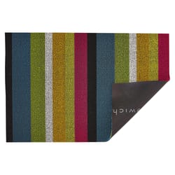 Chilewich 18 in. W X 28 in. L Multicolored Bold Stripe Vinyl Door Mat