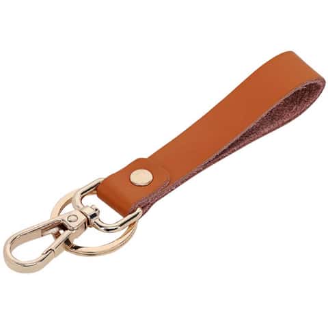 HILLMAN Sanitas Leather Assorted Black/Brown Key Strap - Ace Hardware