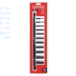 Craftsman 3/8 in. drive SAE 6 Point Deep Socket Set 11 pc