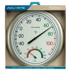 AcuRite Humidity Meter/Thermometer Plastic Multicolored