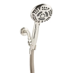 OakBrook Brushed Nickel PVC 5 settings Handheld Showerhead 1.8 gal