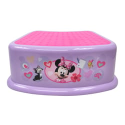 Ginsey Disney Minnie 5.5 in. H X 9-1/4 in. W 200 lb. capacity Polypropyline Step Stool