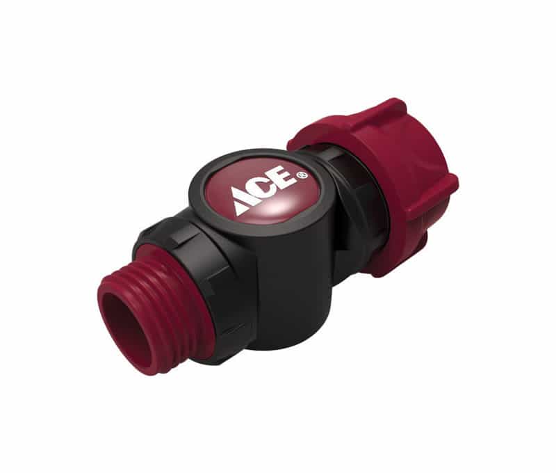 Ace 3/8 in. Plastic Threaded Male/Female Swivel Hose Connector Ace