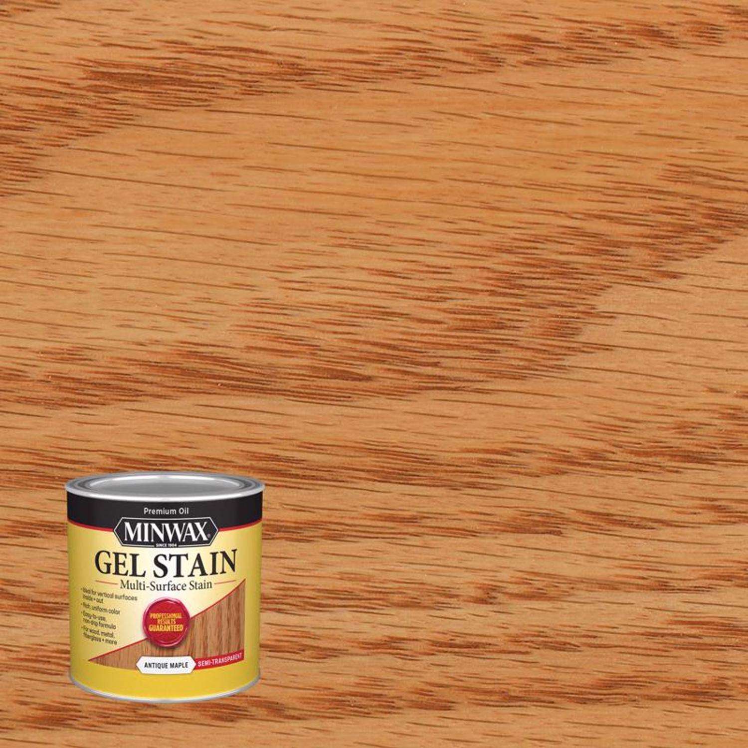 Minwax Gel Stain Semi-Transparent Antique Maple Oil-Based Gel Stain 8 oz -  Ace Hardware