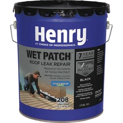 Henry Smooth Black Asphalt All-Weather Roof Cement 4-3/4 gal