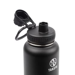 Takeya Actives 40 oz Onyx BPA Free Double Wall Insulated Water Bottle