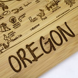 Totally Bamboo A Slice of Life 11 in. L X 8.75 in. W X 0.5 in. Bamboo Cutting Board
