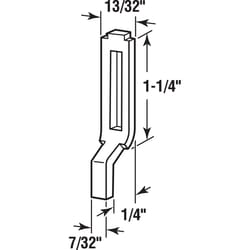 Prime-Line Zinc-Plated Steel Latch Strike 2 pk