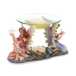 Fragrance Foundry 4 in. H X 7 in. L Multicolored Poly Resin Peaceful Fairy Oil Warmer
