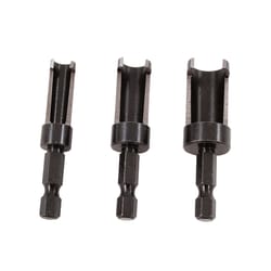 Milescraft 1/4 in. D Plug Cutter Set