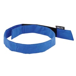 Ergodyne Chill-Its Solid Bandana Headband Blue One Size Fits Most