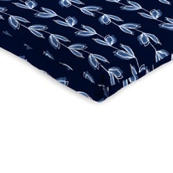 Jordan Manufacturing Indigo Blue Polyester Chair Cushion