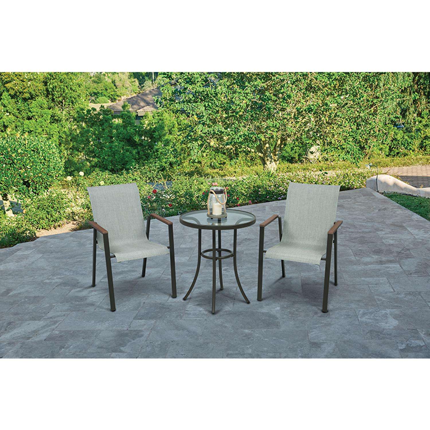 B and m table and chairs garden hot sale