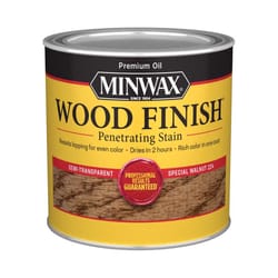 Minwax Wood Finish Semi-Transparent Special Walnut Oil-Based Penetrating Wood Stain 1/2 pt