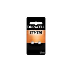 Duracell Silver Oxide 376/377 1.5 V 0.02 mAh Electronic/Watch Battery 2 pk