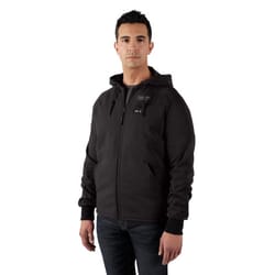 Milwaukee M12 XXXL Long Sleeve Men's Hooded Heated Hoodie (Hoodie Only) Black