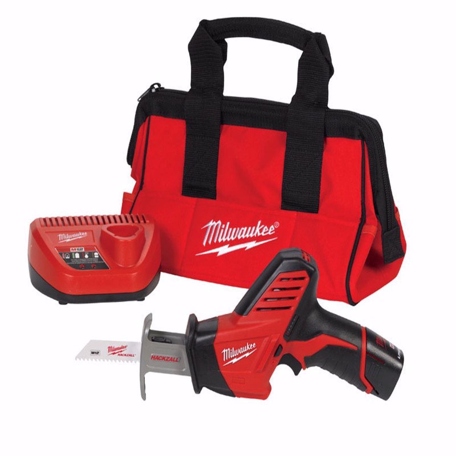 Photos - Saw Milwaukee 12V M12 Cordless Brushed Reciprocating  Kit (Battery & Charge 