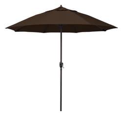 California Umbrella 9 ft. Tiltable Mocha Market Umbrella