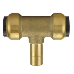 Apollo Tectite Push to Connect 1/2 in. PTC in to X 1/2 in. D PTC Brass Stem Street Tee