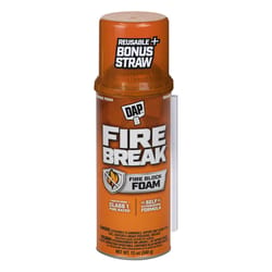 Touch 'n Foam Fire Break Orange Polyurethane Foam Sealant 12 oz