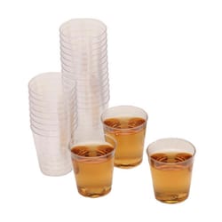 BarY3 1 oz Clear Polypropylene Disposable Shot Glass