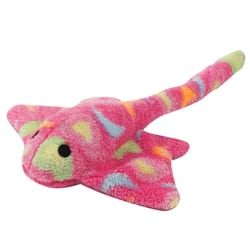 Boss Pet Zanies Pink Polyester Sea Charmer Stingray Dog Toy 1 pk