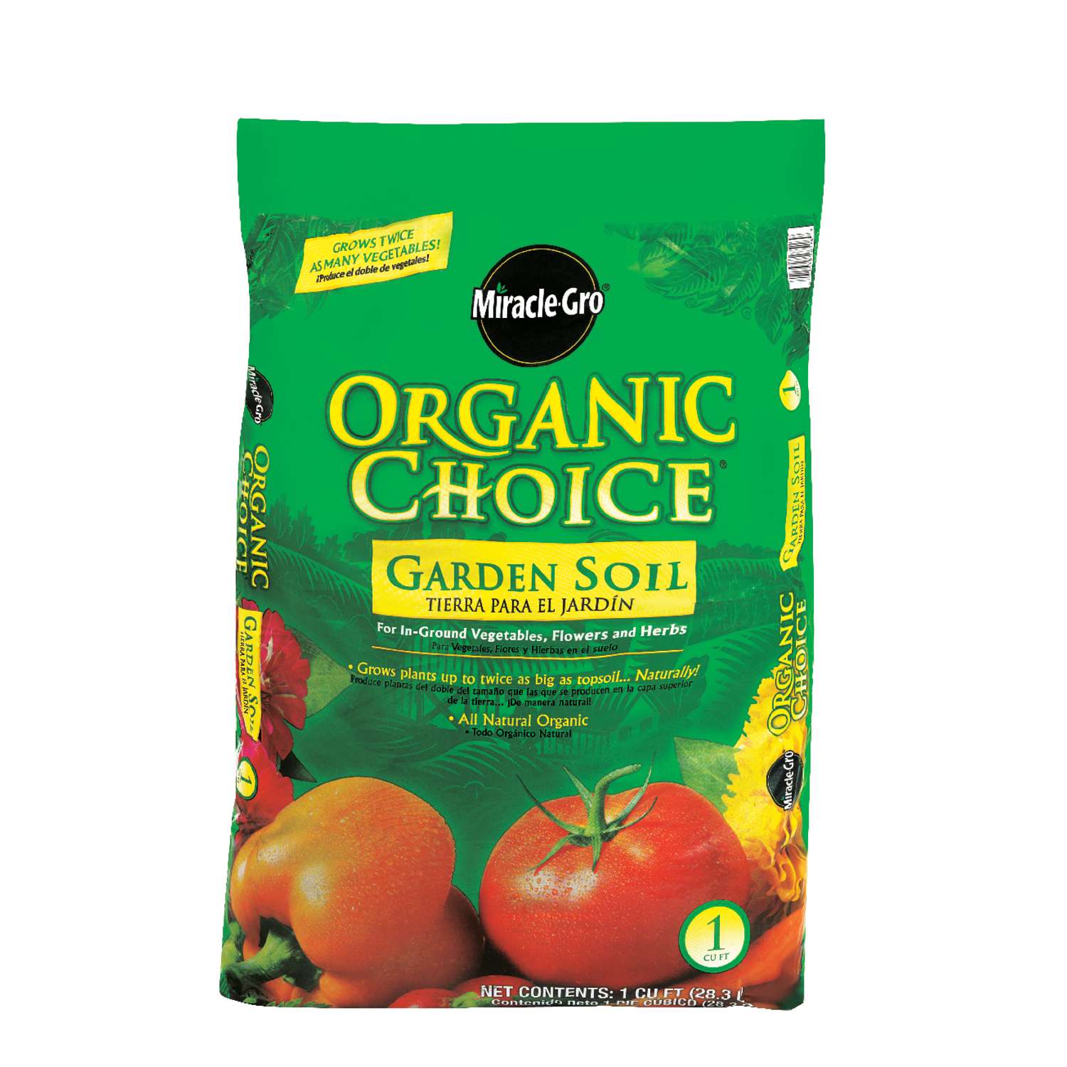 Miracle Gro Organic Choice Organic Herb And Vegetable Garden Soil 1 Ft Ace Hardware