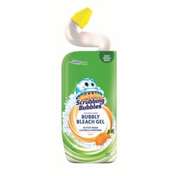 Scrubbing Bubbles Bubbly Bleach Gel Citrus Scent Toilet Bowl Cleaner 24 oz Gel