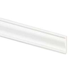 Inteplast Building Products 2.64 in. H X 2.64 in. W X 96 in. L Prefinished White PVC Trim
