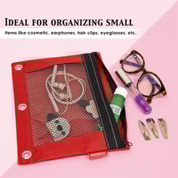 Bazic Products 6.9 in. H X 9.6 in. W X 3/8 in. D Pencil Pouch Assorted