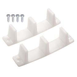 Ace White Plastic Door Guide 1 pc