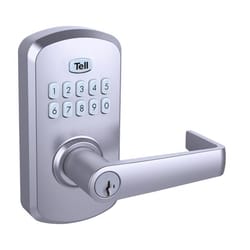 Tell Manufacturing Satin Chrome Steel Electronic Keypad Entry Lock