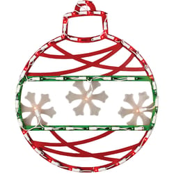 IG Design Multicolred Ornament Silhouette Indoor Christmas Decor