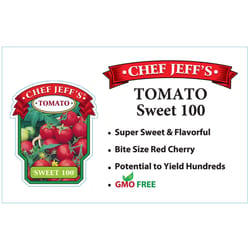 Chef Jeff Red Sweet 100 Tomato Vegetable Plant